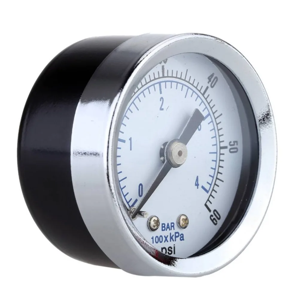 Мини манометр NPT 40 мм 0 60PSI 1/8 дюйма|Манометры| |