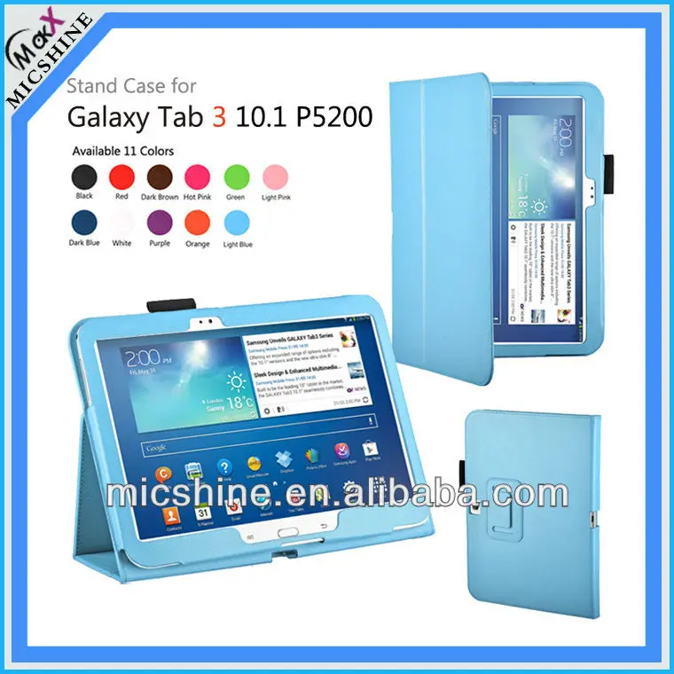 Gligle Стенд кожаный чехол для Samsung Galaxy Tab 3 10.1 P5200/P5210 3G и Wi-Fi edition кожаный чехол 100 шт./лот