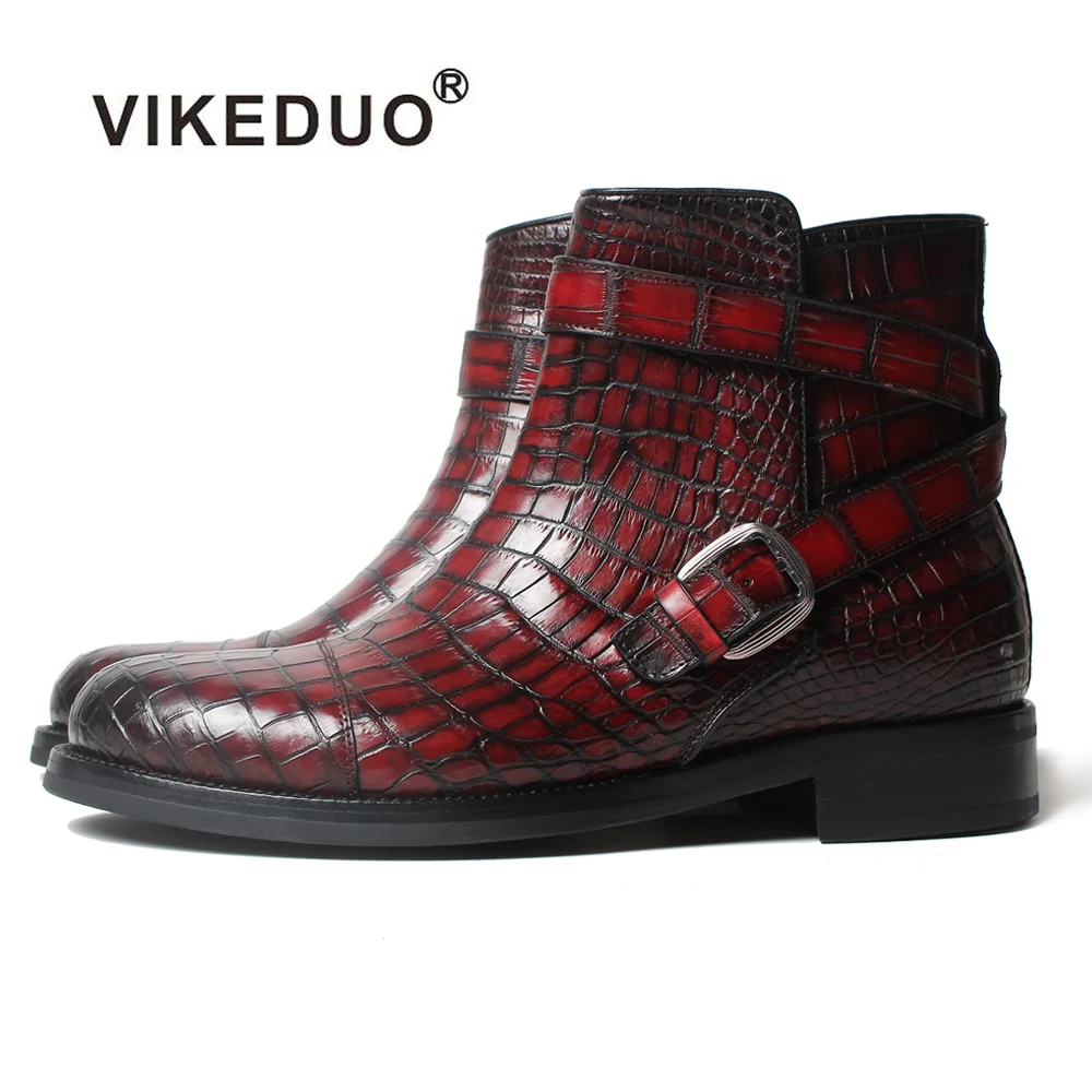 Классические дизайнерские модные роскошные сапоги Vikeduo ручной работы из