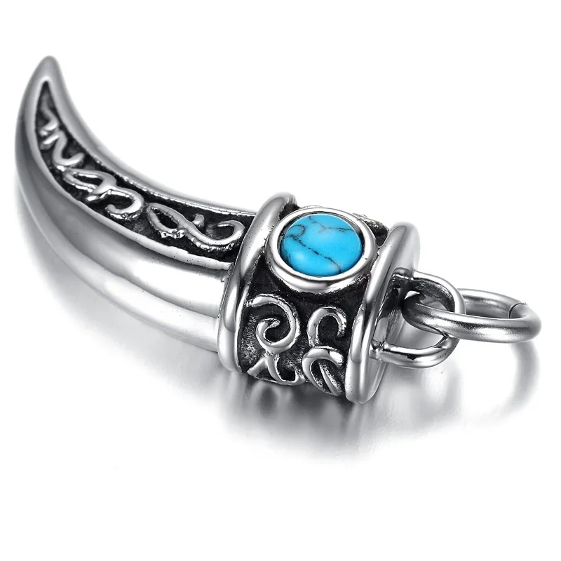 Mens-Gothic-Biker-Stainless-Steel-Pendant-Necklace-Blue-Crystal-Horn-KP9704.jpg (1)