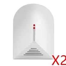 2 шт./лот проводной Стекло разбития Сенсор для дома охранной сигнализации Регулируемая чувствительность