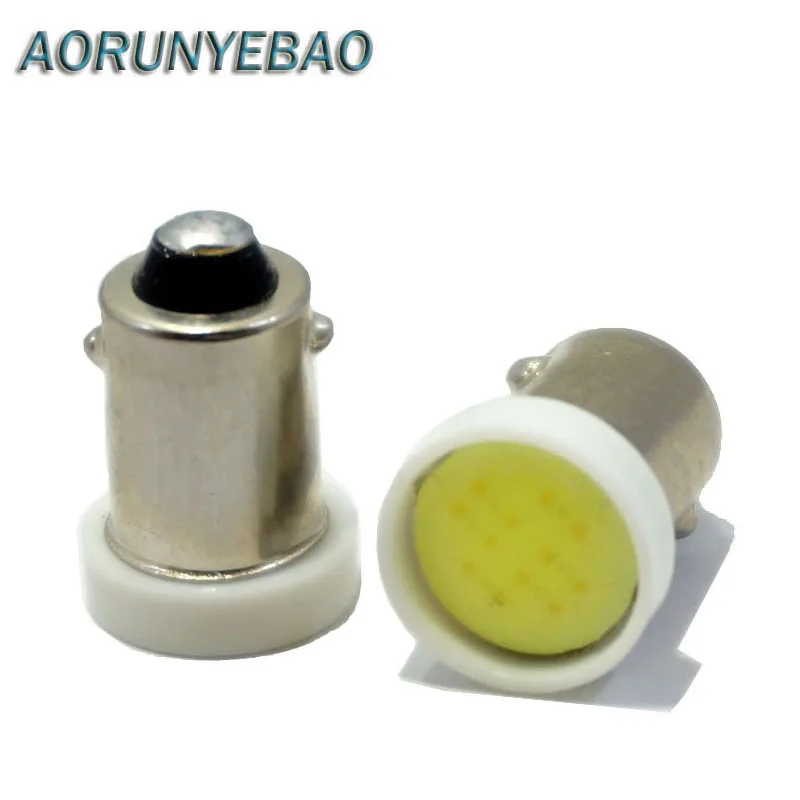 AORUNYEBAO 10X BA9S T4W 363 T11 керамические COB Светодиодные Автомобильные Габаритные фонари