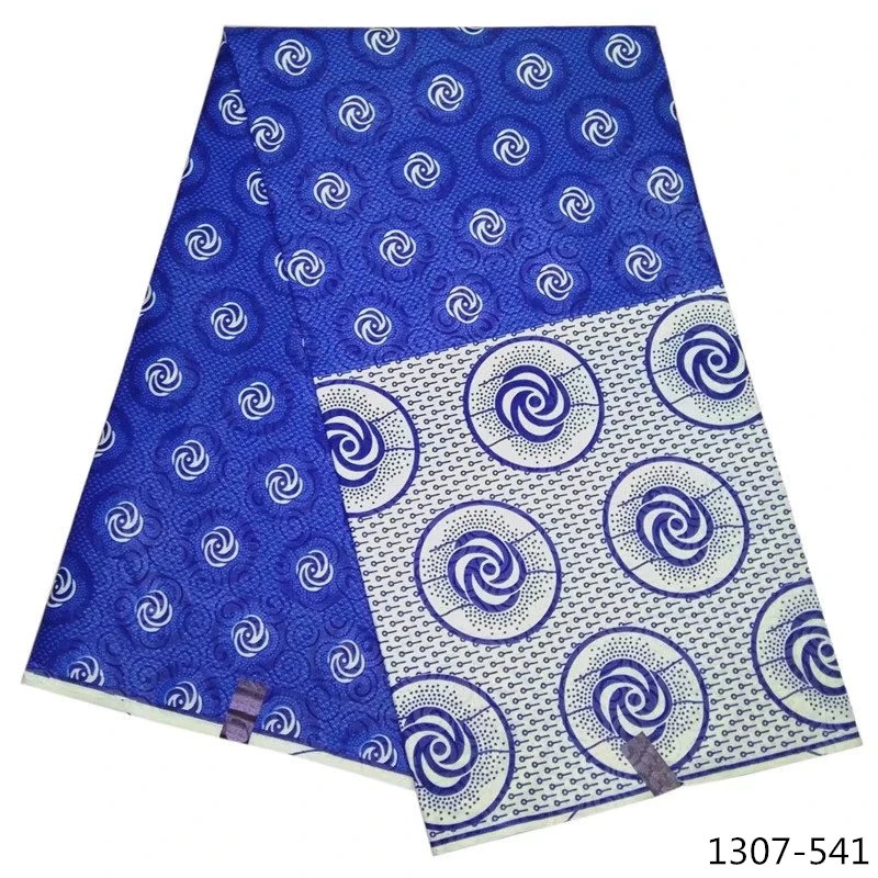 Новое поступление Нигерия Гана хлопок Материал африканская восковая ткань Африканская восковая ткань 1307-54