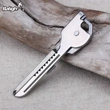 6 в 1 швейцарские технологии из нержавеющей стали Utili-Key Ring Chain карманный нож отвертка MULTI-TOOL