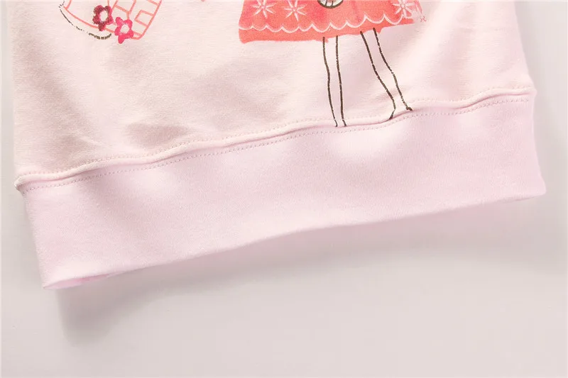 2016 New Children Girls Cotton Spring Autumn Sweatshirts Clothing Kids Long Sleeve T-Shirt For Jumpingbaby Brand Cartoon Hoodies29