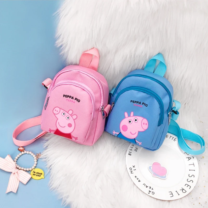 

2019 New Peppa Pig Toy Backpack Cute Cartoon Figure Children's Shoulder Bag Children's Birthday Toy Gift