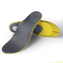 1 пара 3D Премиум бамбуковый уголь для женщин и мужчин удобная обувь ортопедические стельки Вставки высокой супинатор