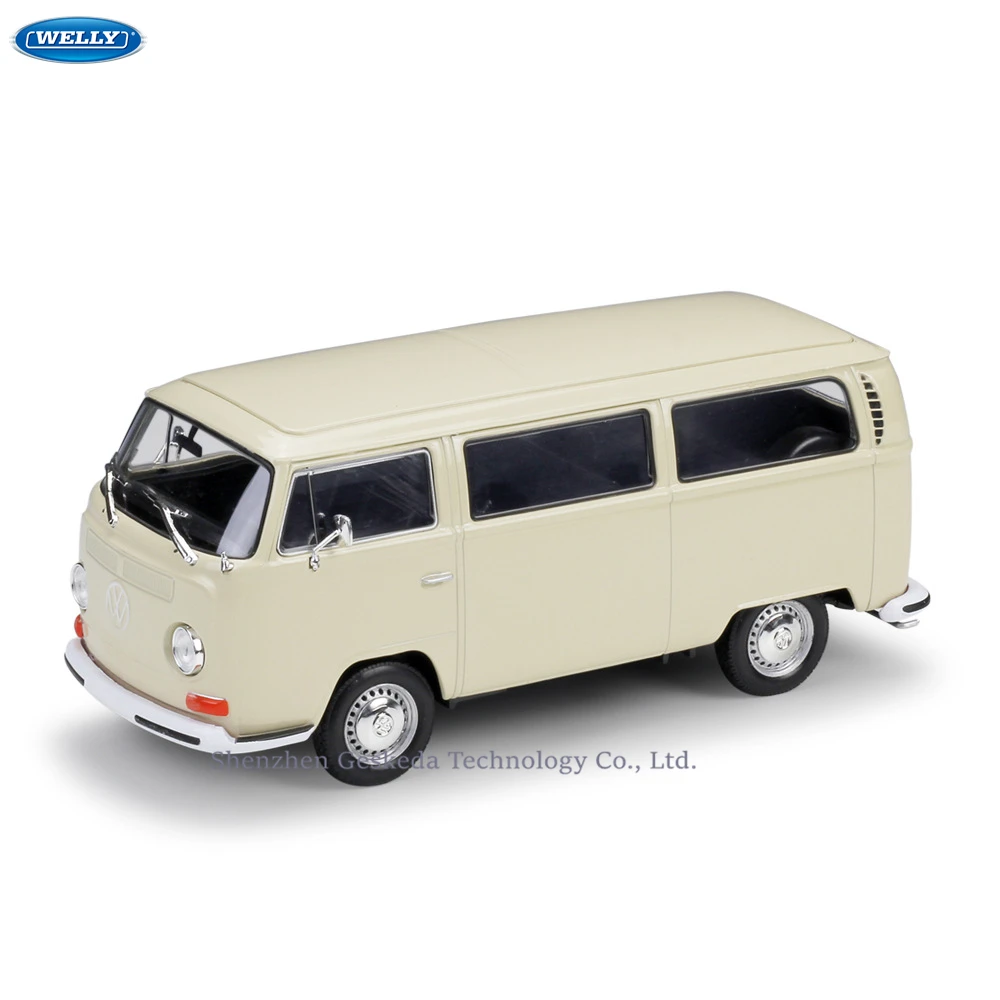 WELLY 1:24 Volkswagen 1972 T2 автобус фургон моделирование сплав модель автомобиля ремесла украшение коллекция игрушка инструменты подарок