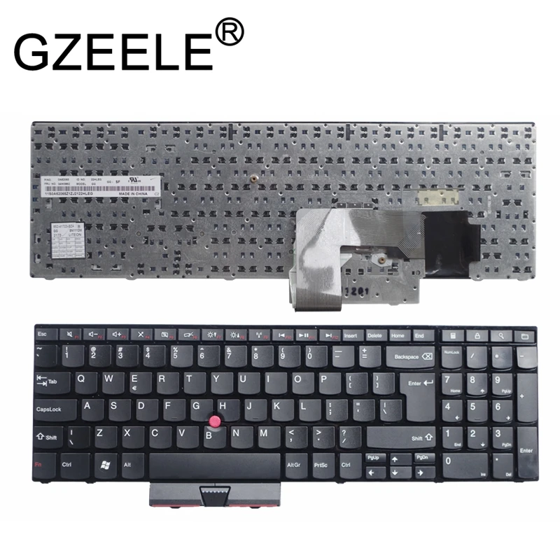 Новая клавиатура GZEELE UI для LENOVO ноутбука Thinkpad Edge E520S E525 E520 с мышей 0A62075 04W0872 |