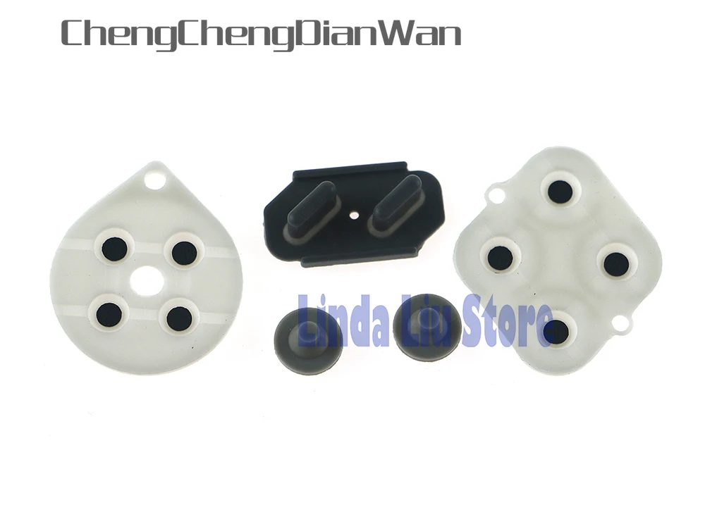 Per Nintendo Snes Nintendo Gomma Conduttiva Cuscinetti In Silicone Pulsanti Parti Di Riparazione 40 Set/Lotto