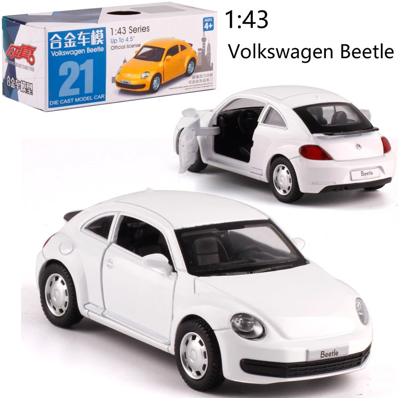 Caipo 1:38 Выдвижной Автомобиль VWBeetle сплав литья под давлением металлическая модель
