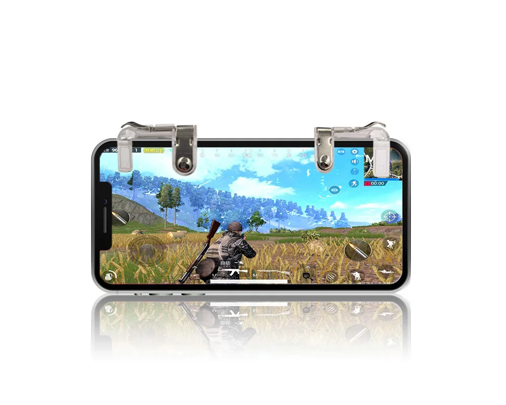 

Knives out Rules of Survival Mobile Game Fire Button Aim Key Smart phone Mobile Gaming Trigger L1R1 Shooter Controller PUBG
