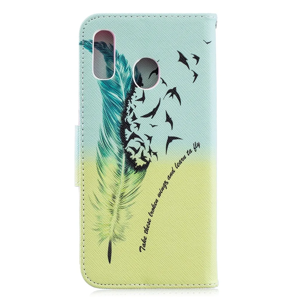 Чехол бумажник для Samsung A20 A30 чехол Galaxy S10 Plus S10e M10 M20 A40 A50 A70 Etui чехлы|Бамперы| |