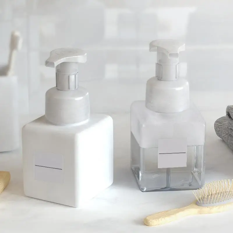 250ml Refillable Lotion Container Large Pump Pressing Plastic Shampoo