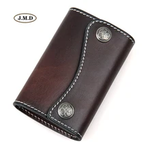 Новое поступление Натуральная кожа Мужская модная сумка для ключей держатель для карт классический дизайн сумка для ключей от поставщика 8130