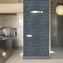 Stone brick wall stickers tile Imitation stone 3D effect sticker Selfadhesive Wallpaper Bathroom Home Decor Wall Decal 45*200cm Stone brick wall stickers tile Imitation stone 3D effect sticker Selfadhesive Wallpaper Bathroom Home Decor Wall Decal 45*200cm