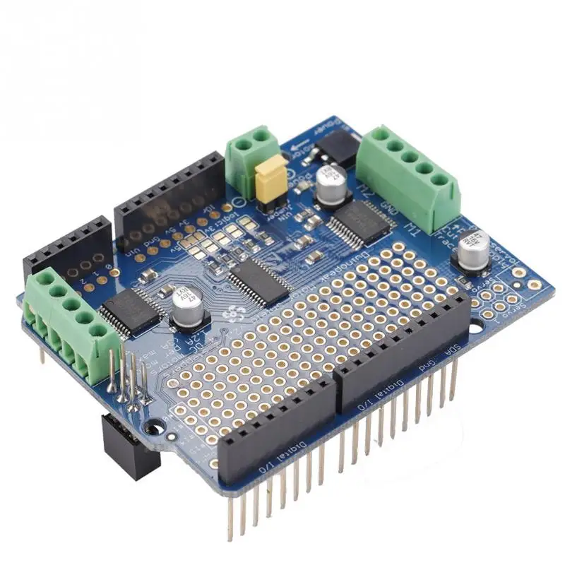 

Motor Driver Module Multi-function Four-way Stepper Motor Module TB6612 Stepper Motor Module Servo Driver Shield Board Hot sale