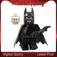 Строительные блоки с супергероями, Бэтменом, Виктором, пожаром, женщина-кошка, модель s, фигурки, игрушки для детей, PG1622