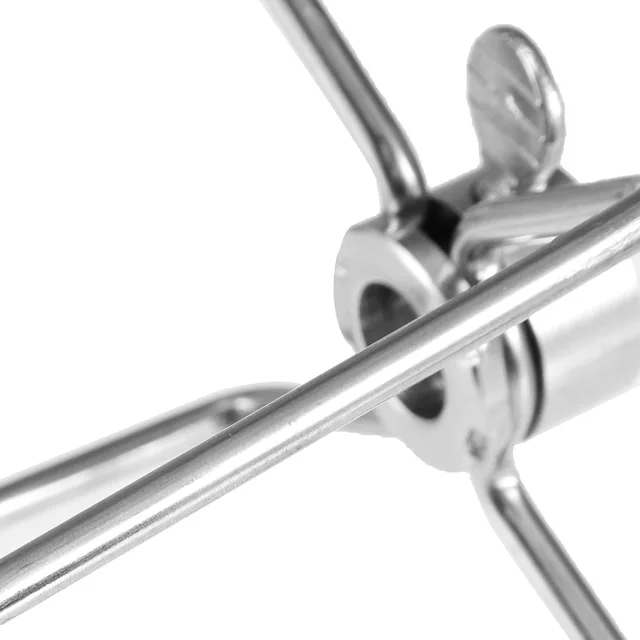 2018 2Db Bbq Villák Rozsdamentes Acél Rotisserie Nyárs Faszén Csirke Grill A Barbecue Tartozékokhoz - Image 5