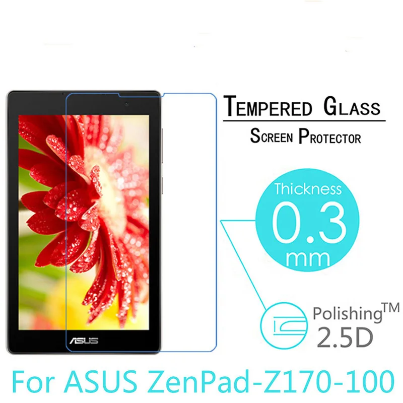 9 H закаленное Стекло для ASUS ZenPad C 7,0 Z170 Z170CG Z170CX Z170C P01Y P01Z Экран Protector 7 "inch Tablet PC Защитная пленка