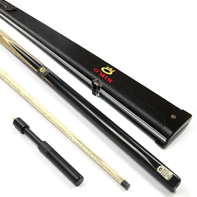 Best price at $336 Cheap Omin Snooker Ball Pool Cue Single Cue 145cm Length Ash Wood Forelimb Chinese Snooker Black 8 Handle