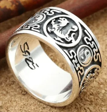 

man ring 925 sterling silver ring rings for mann animal ring
