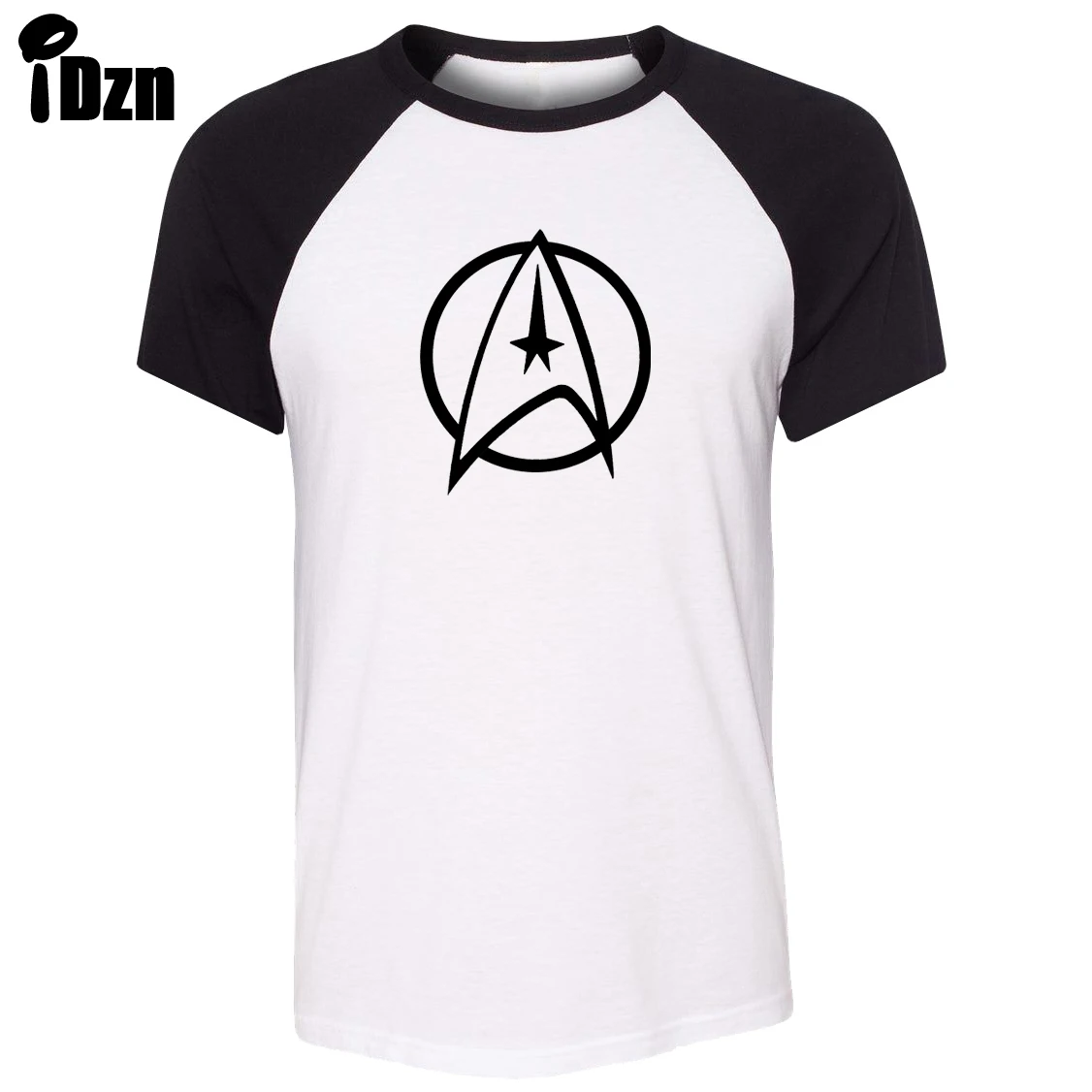 

iDzn Unisex Summer T-shirt Science Fiction Film Classics Star Trek Crew Logo Art Pattern Short Sleeve Men T shirt print Tee Tops