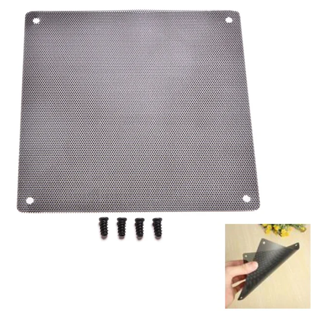 1PC 14cm x 14cm Cuttable Computer Cooling Fan Filter 140mm PC Fan Case