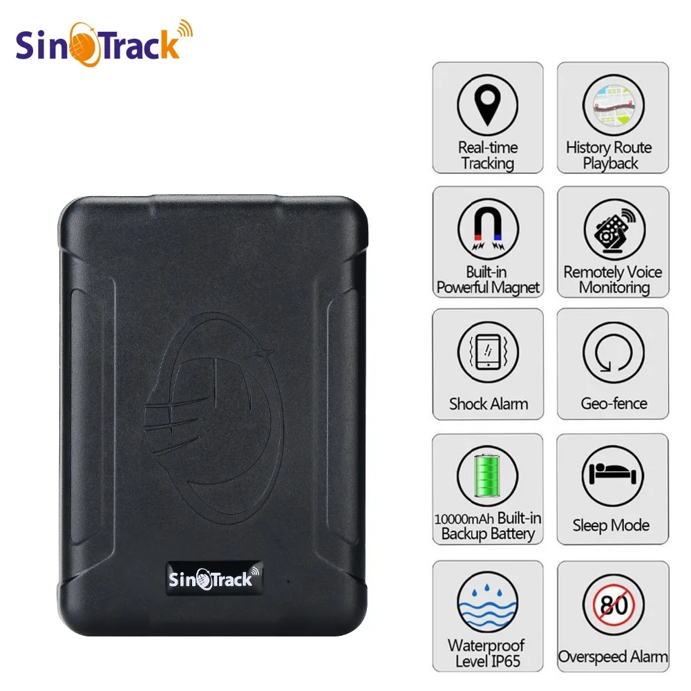 Waterproof GPS Tracker ST-915 Vehicle Locator Magnet TK915 Long Standby 120 Days 10000mAh Battery Real Time Position Tracking