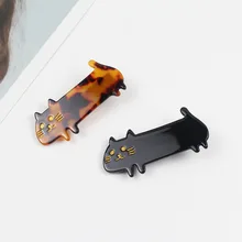 Новинка,, полимерный ацетат, заколка для волос, заколки для кошачьих волос, заколки для волос, милые Повседневные Головные уборы, заколка для волос для женщин, девочек, аксессуары dama