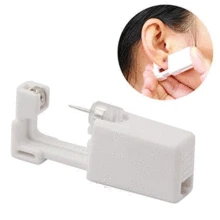 Сережки шпильки с пирсинговым пистолетом одноразовые стерильные уха нос комплект для пирсинга инструмент