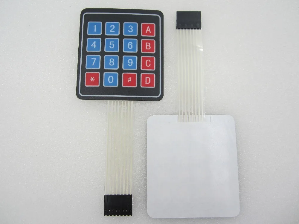

4 x 4 Matrix Keypad Membrane Switch 8 pins connector SCM Outside enlarge Keypad