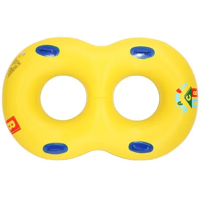

Adult Double Inflatable Swimming Ring Outdoor Beach Sea Party Swimming Circle PVC Good Quality Thick Children Water Toy Circle