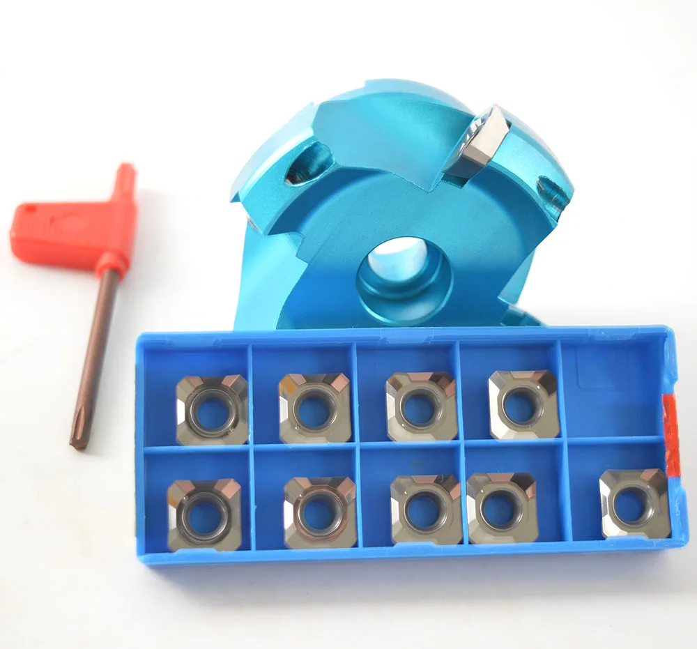 Al 400R-100-22-6F 10× APKT1604PDFR-MA3 H01 CNC Indexable Face End Mill Cutter