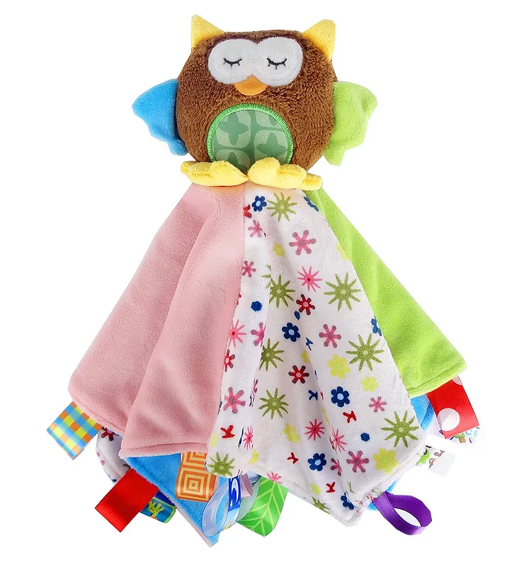 JJOVCE-Baby-Security-Blanket-Toys-Soft-Bedtime-Soother-Baby-Plush-Toys-Comfort-Towel-Sleep-Appease-Baby-Stuffed-Dolls-Elephant-08