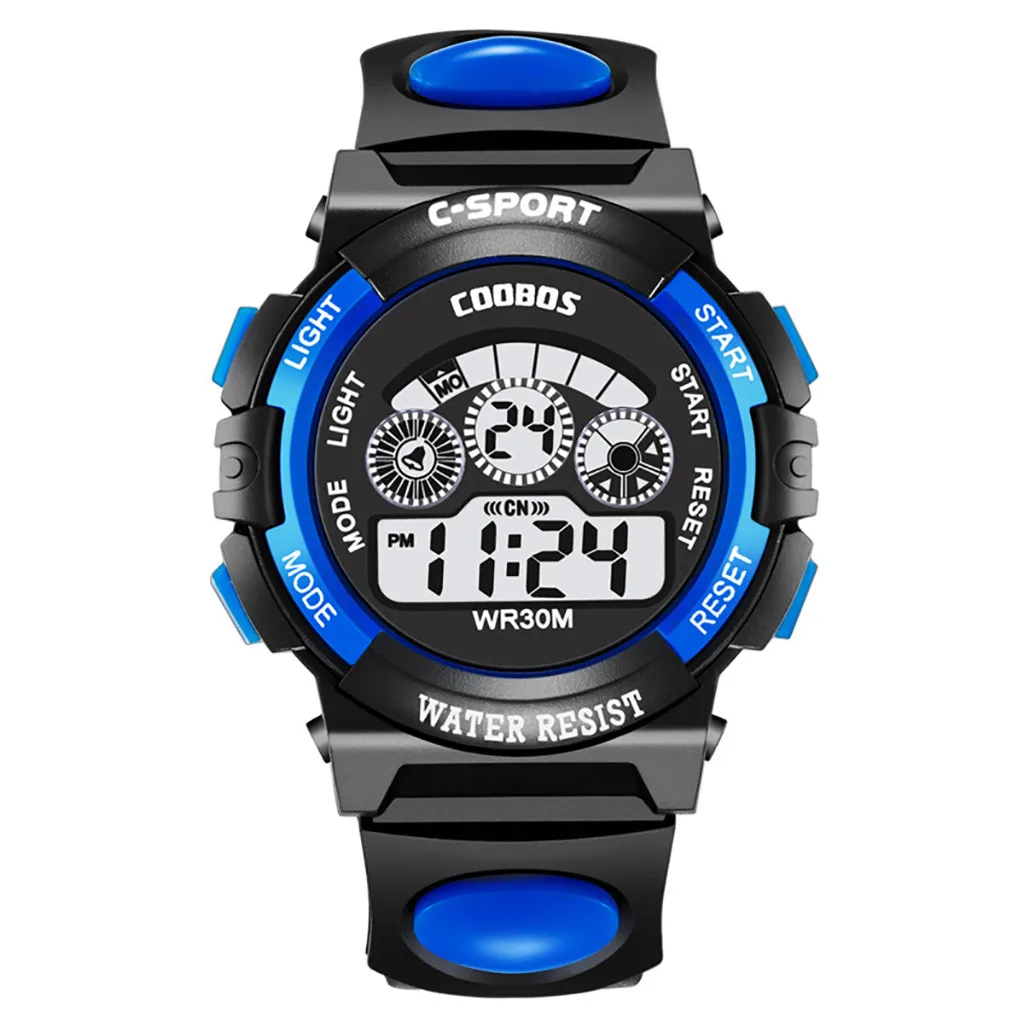 Montre enfant garcon men's fashion watc Многофункциональный цветной легкий спортивный браслет электронные часы детские часы для мальчиков - Цвет: I