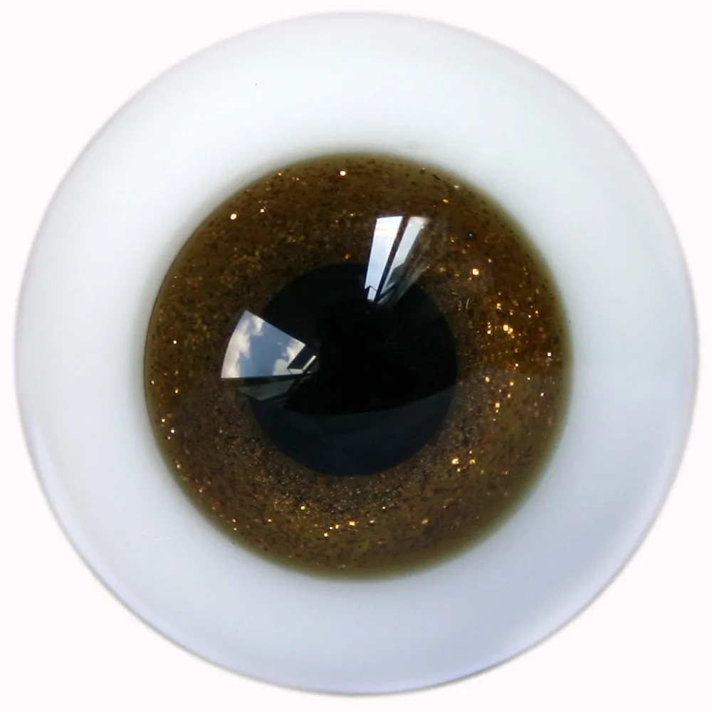 

[wamami] 14mm Shinny Dark Brown For BJD Doll Dollfie Glass Eyes Outfit