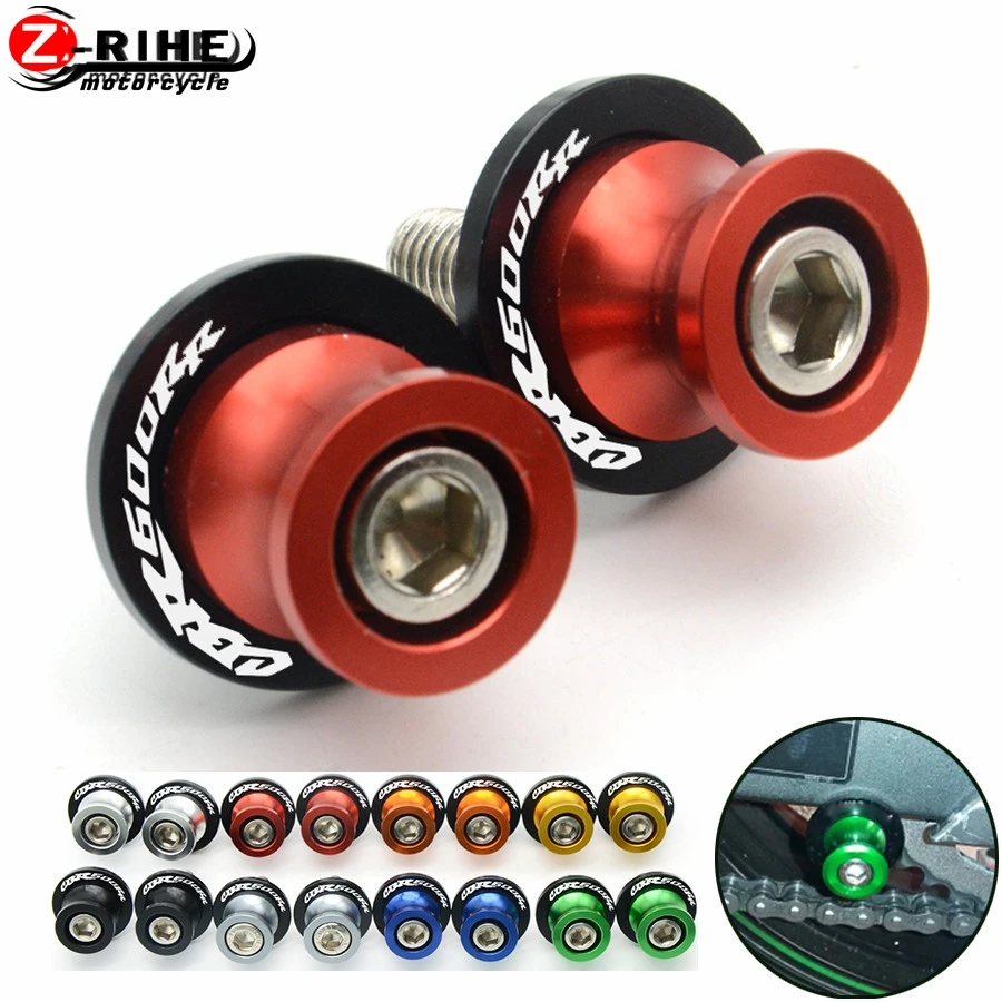 For 8mm 6MM 10MM CNC Aluminum Motorcycle Accessories Swingarm Spools Slider Swing arm Stand Screws For Honda CBR600RR