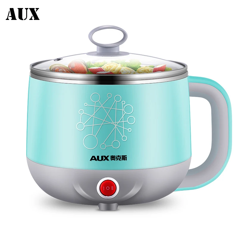 AUX Mini Student electric hot pot multicookings travel cooker lunch box