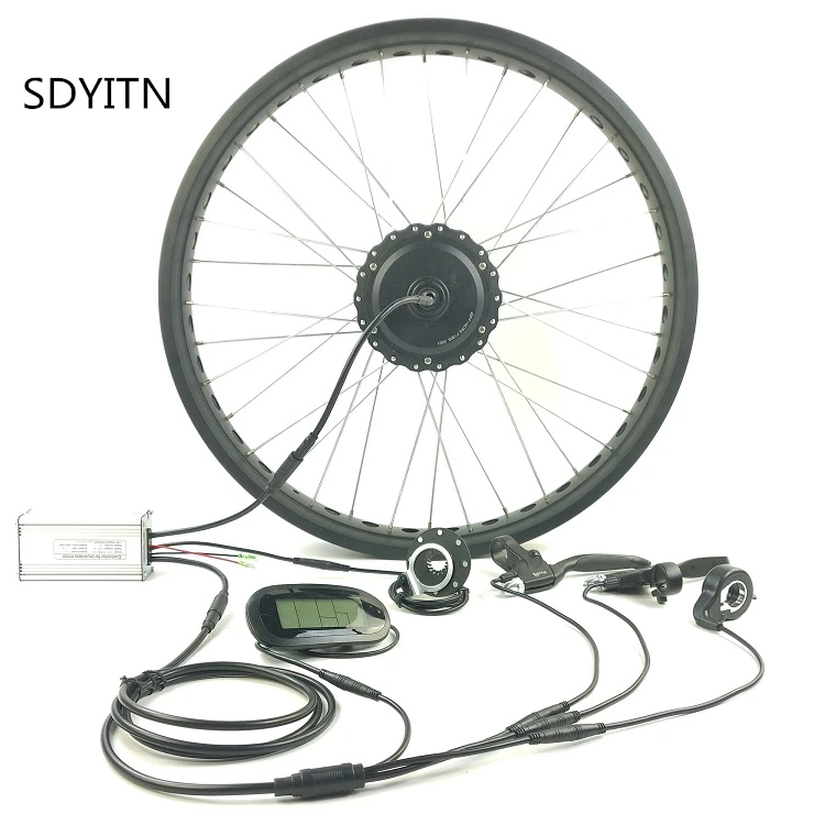 SDYITN 36 V/48V500W Электрический велосипед Снег конверсионный комплект Всего