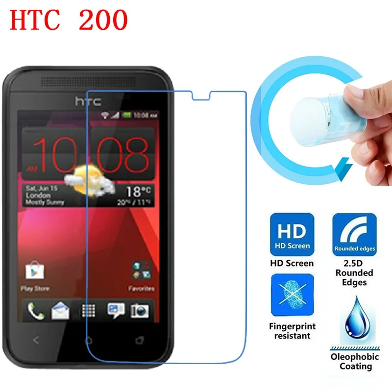 Screen Protective Film for HTC Desire 200 102e 2.5D Ultra-Thin Clear Soft Pet Protector | Мобильные телефоны и аксессуары