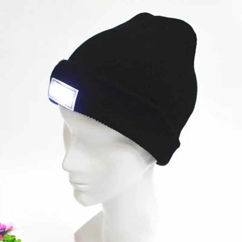 5 светодиодный светильник шапка бини Gorro Рыбалка Охота Кемпинг беговые шапки вязание шерстяная шляпа для рыбалки