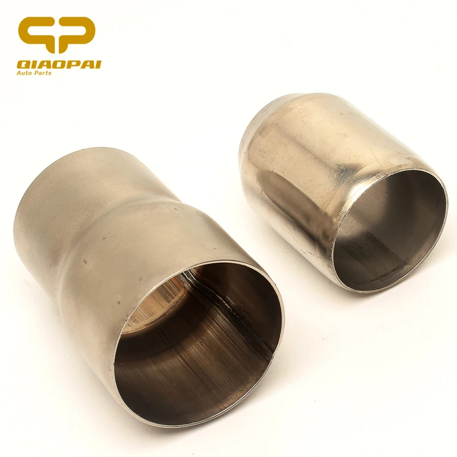 1PC Motorcycle Exhaust Adapters Muffler 36 51MM 61MM Stainless Steel Mild Link Connection Pipe