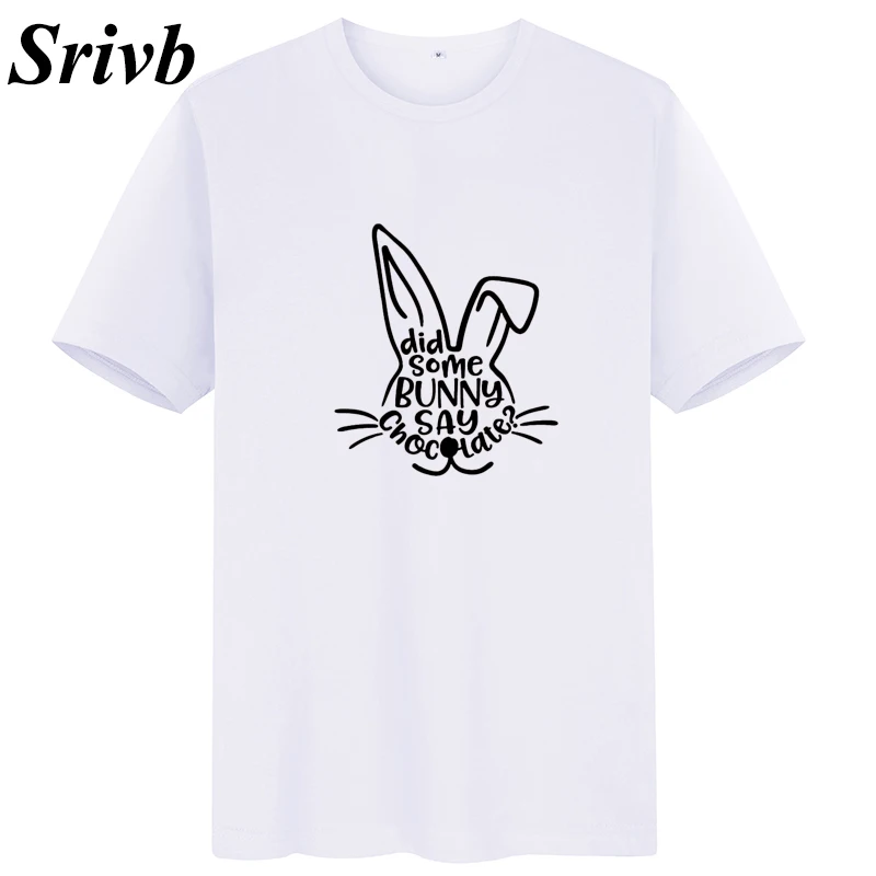 Srivb Did Some Bunny Say Женская Футболка harajuku большого размера модная женская футболка с
