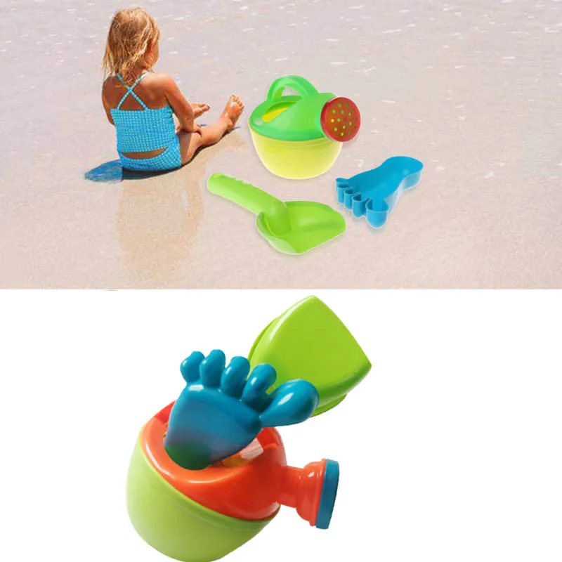 3 шт./компл. детские пляжные игрушки Лейка набор для купания игровые инструменты моделирование