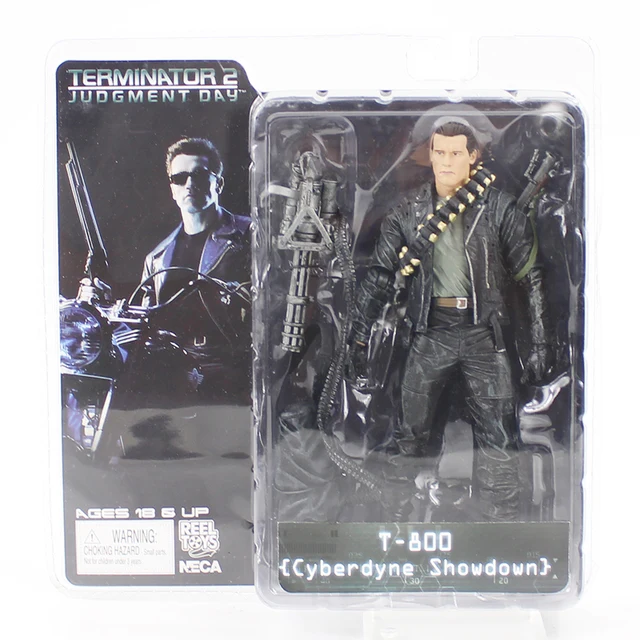 Terminator Figure Neca The Terminator Schwarzenegger Judgment Day T-800  Arnold Action Figure Model Toys Doll For Gift 18cm7inch - Action Figures -  AliExpress