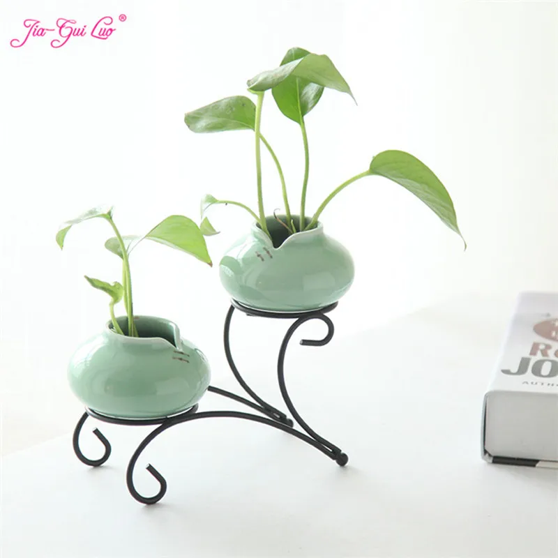 

JIA-GUI LUO Celadon modern flower simple home living room decoration decoration crafts creative ceramic vase C047