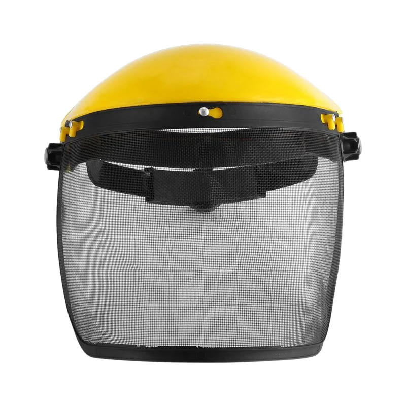 

Garden Grass Trimmer Safe Helmet Hat With Full Face Mesh Visor For Logging Brush Cutter Forestry Protection