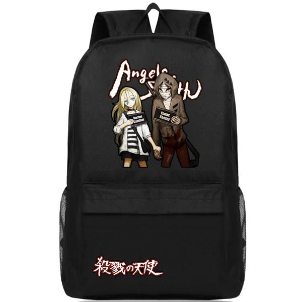 

Anime Angels of Death Backpacks Galaxy Printing School Bag Nylon Bookbags Travel bag