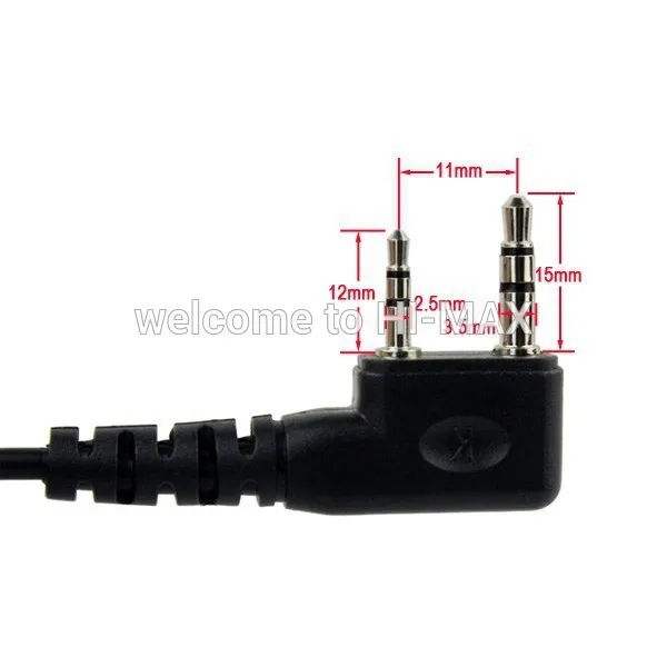 FREZEN 2 Pin микрофон для наушников Finger PTT гарнитура для Kenwood для Baofeng Радио UV-5R 777 888 s HYT PUXING высокого качества